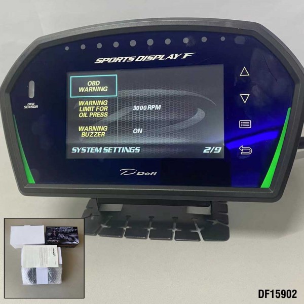Defi Gauge Water /Oil Temp Boost Speed Tachometer DSDF LCD screen OBD2 ...